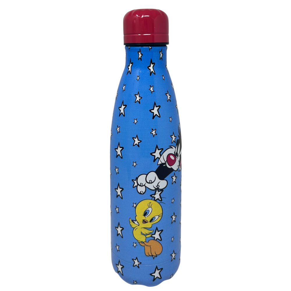 BOTTIGLIA TERMICA TITTI E SILVESTRO LOONEY TUNES BORRACCIA IN ACCIAIO INOSSIDABILE 500 ML - L09100TE/A