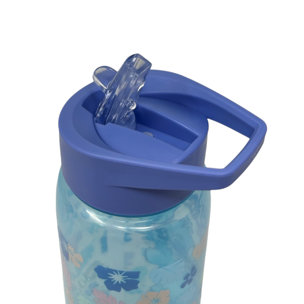 BORRACCIA STITCH DISNEY CON BECCUCCIO RIPIEGABILE 600 ML  PP TRASPARENTE - 843358
