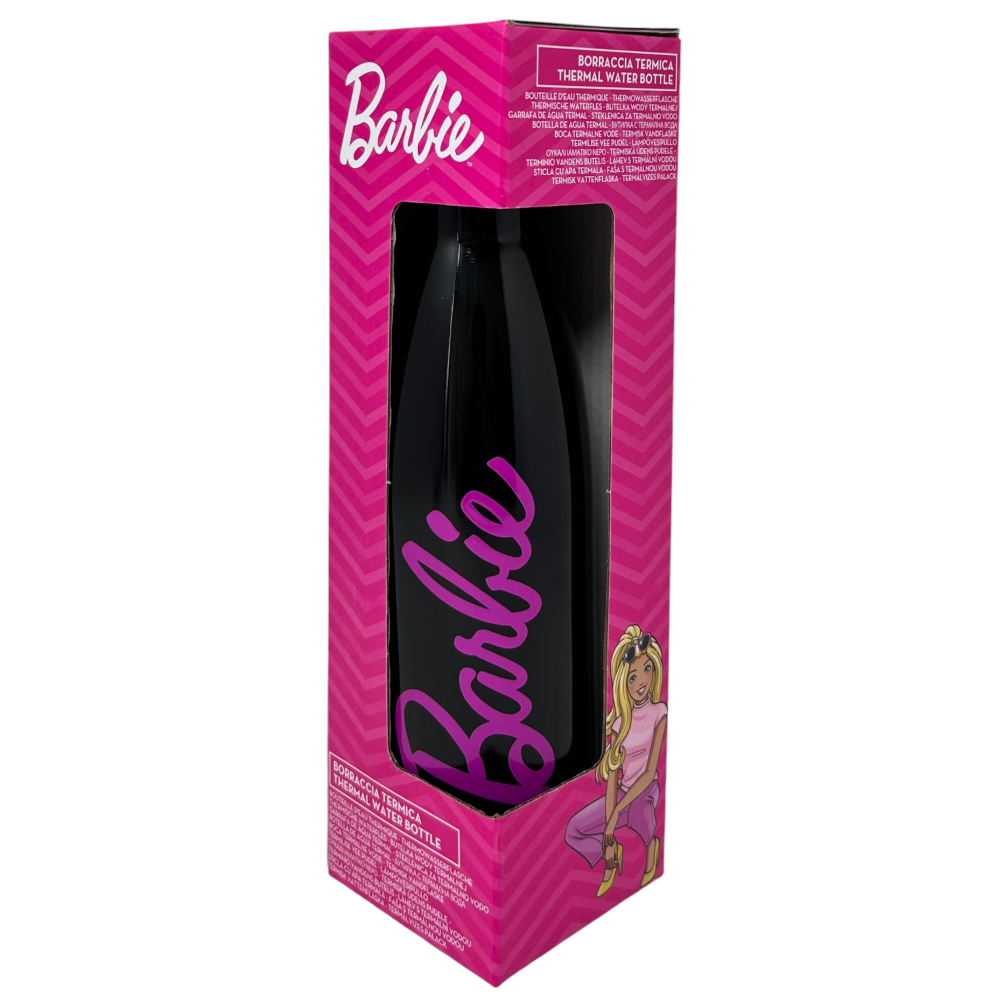 BOTTIGLIA TERMICA BARBIE BORRACCIA IN ACCIAIO INOSSIDABILE 500 ML - B09000TE/N