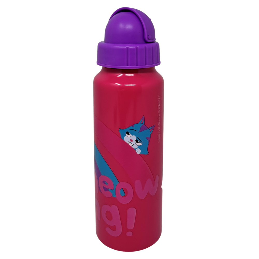 BORRACCIA IN ALLUMINIO CON CANNUCCIA GABBY'S DOLLHOUSE BOTTIGLIA PER BAMBINI 550 ML - O09514MC/V