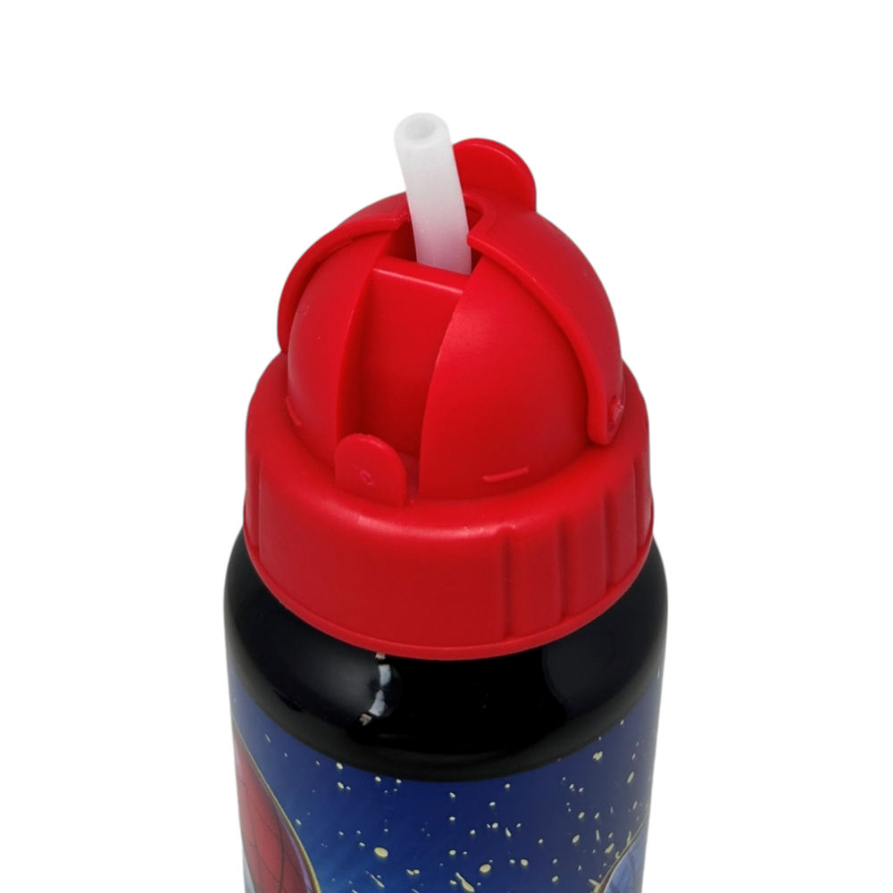 BORRACCIA IN ALLUMINIO CON CANNUCCIA SPIDERMAN MARVEL BOTTIGLIA PER BAMBINI 550 ML - M09510MC/R