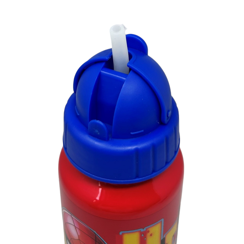 BORRACCIA IN ALLUMINIO CON CANNUCCIA SPIDERMAN MARVEL BOTTIGLIA PER BAMBINI 550 ML - M09510MC/B
