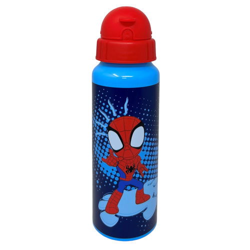 BORRACCIA IN ALLUMINIO CON CANNUCCIA SPIDEY MARVEL BOTTIGLIA PER BAMBINI 550 ML - M09509MC/R