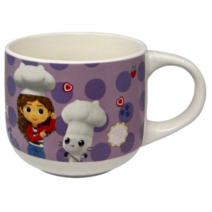 TAZZA LARGA JUMBO GABBY'S DOLLHOUSE IN CERAMICA 380 ML CONFEZIONE REGALO -  O06592MC