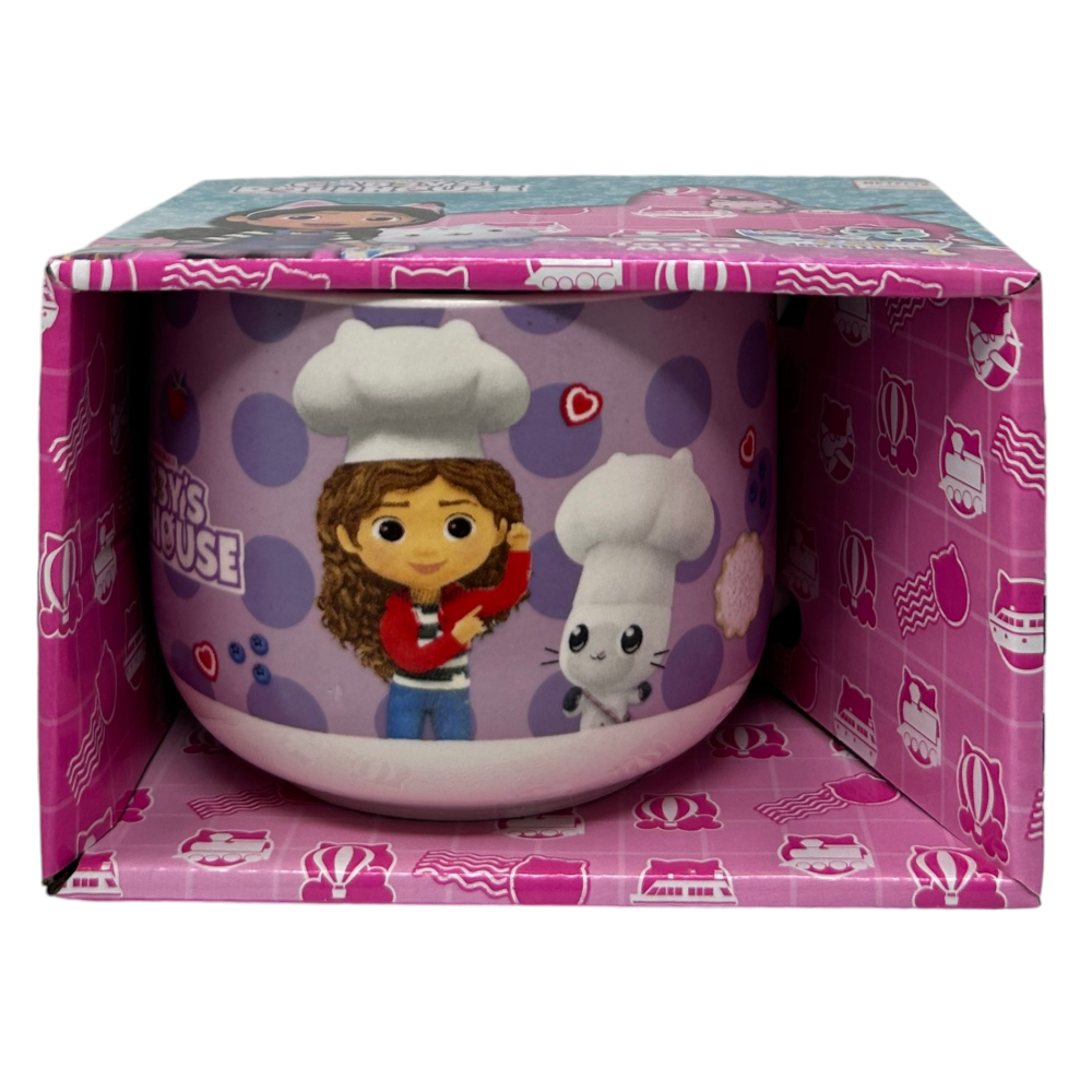 TAZZA LARGA JUMBO GABBY'S DOLLHOUSE IN CERAMICA 380 ML CONFEZIONE REGALO -  O06592MC