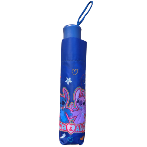 OMBRELLO PIEGHEVOLE STITCH ANGEL DISNEY ACCESSORIO PER LA PIOGGIA BAMBINI - D08897MC