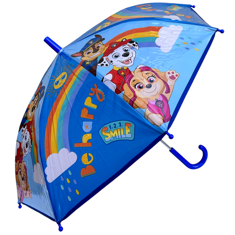 OMBRELLO PAW PATROL ACCESSORIO PER LA PIOGGIA BAMBINO CON APERTURA MANUALE - N04538MC