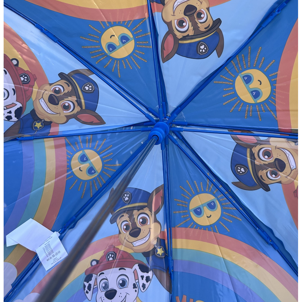 OMBRELLO PAW PATROL ACCESSORIO PER LA PIOGGIA BAMBINO CON APERTURA MANUALE - N04538MC