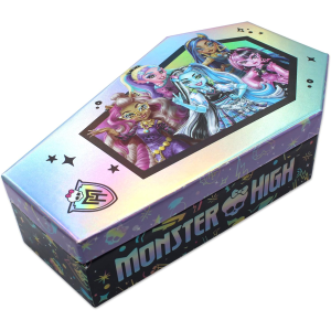PORTAGIOIE MONSTER HIGH COMPLETO DI 6 PEZZI 4 ACCESSORI PER CAPELLI ANELLO E BRACCIALE - 23350