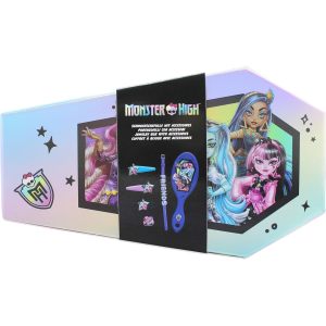 PORTAGIOIE MONSTER HIGH COMPLETO DI 6 PEZZI 4 ACCESSORI PER CAPELLI ANELLO E BRACCIALE - 23350