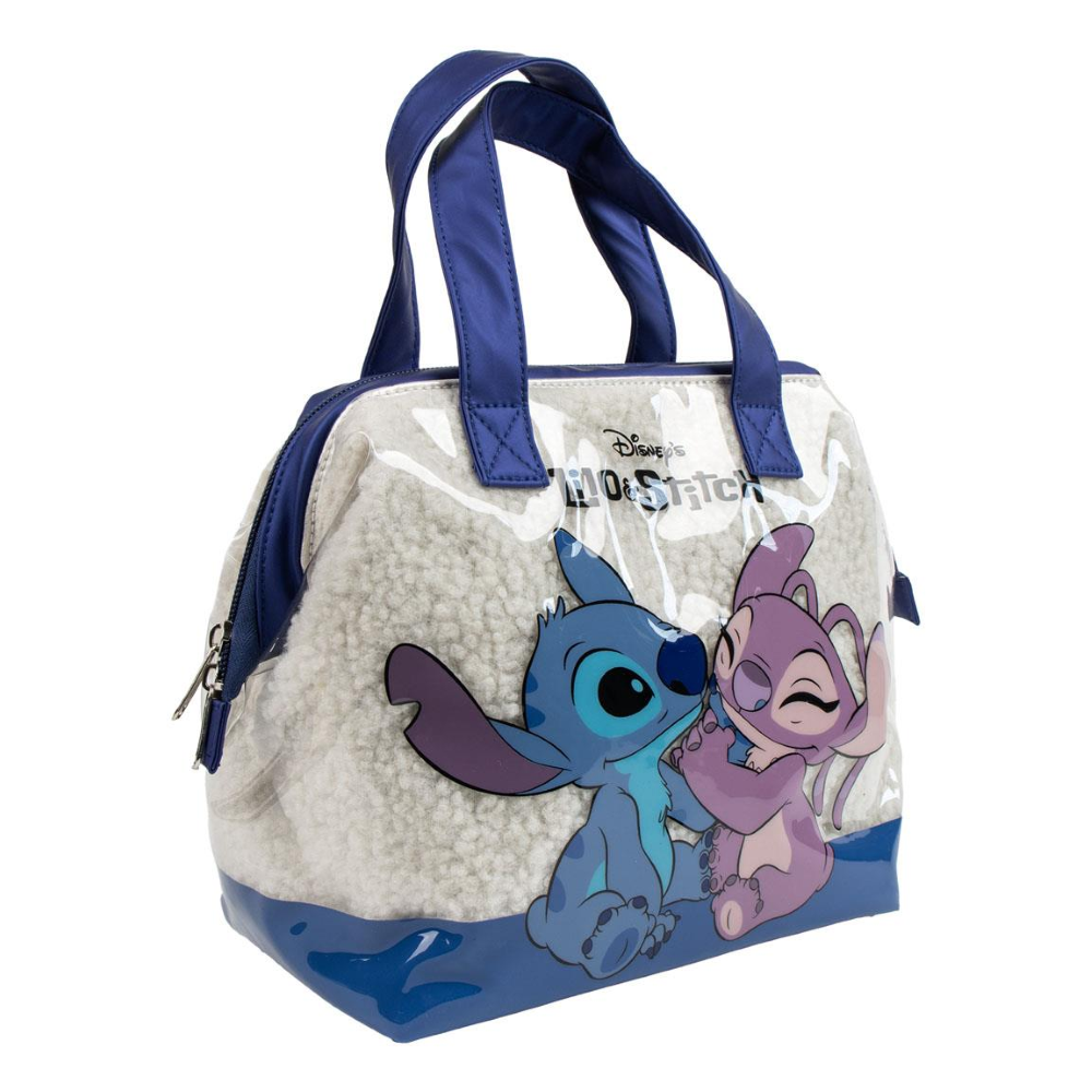 BEAUTY CASE STITCH E ANGEL DISNEY PORTA TRUCCHI E ACCESSORI CON MANICI - 3188