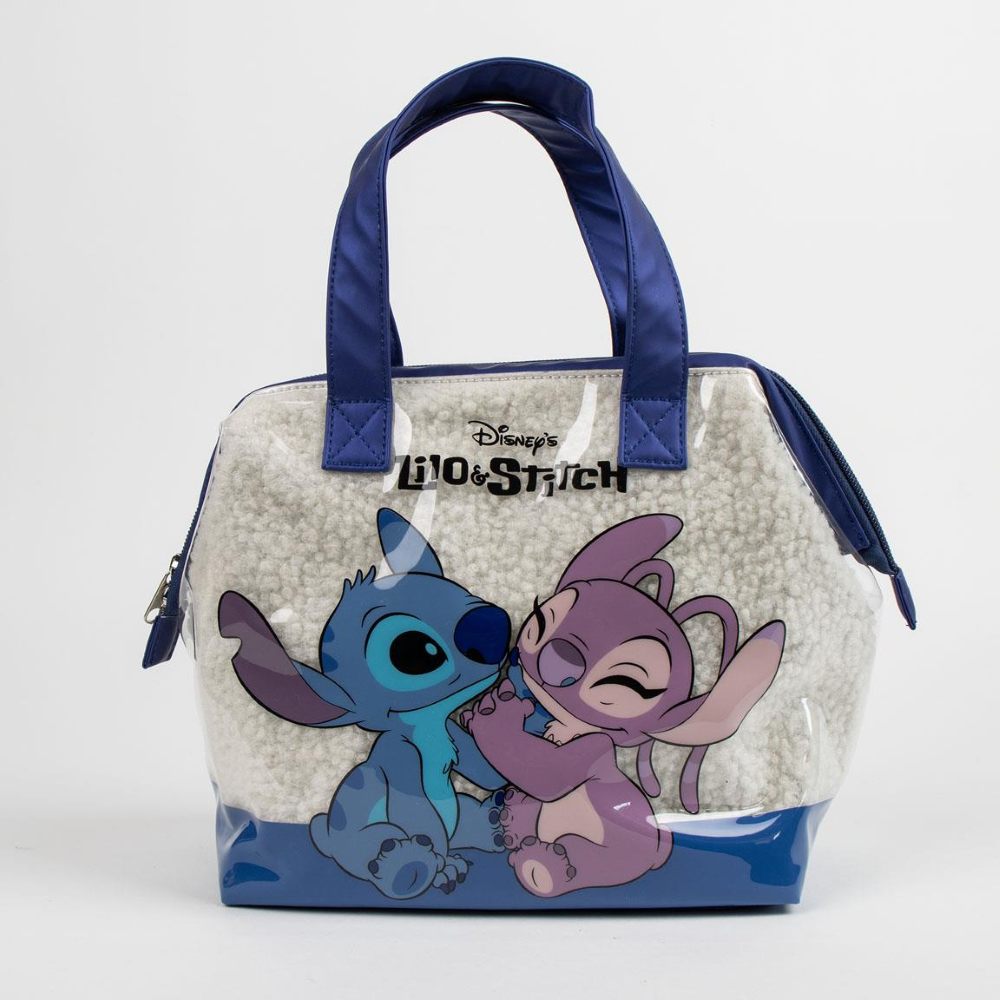 BEAUTY CASE STITCH E ANGEL DISNEY PORTA TRUCCHI E ACCESSORI CON MANICI - 3188