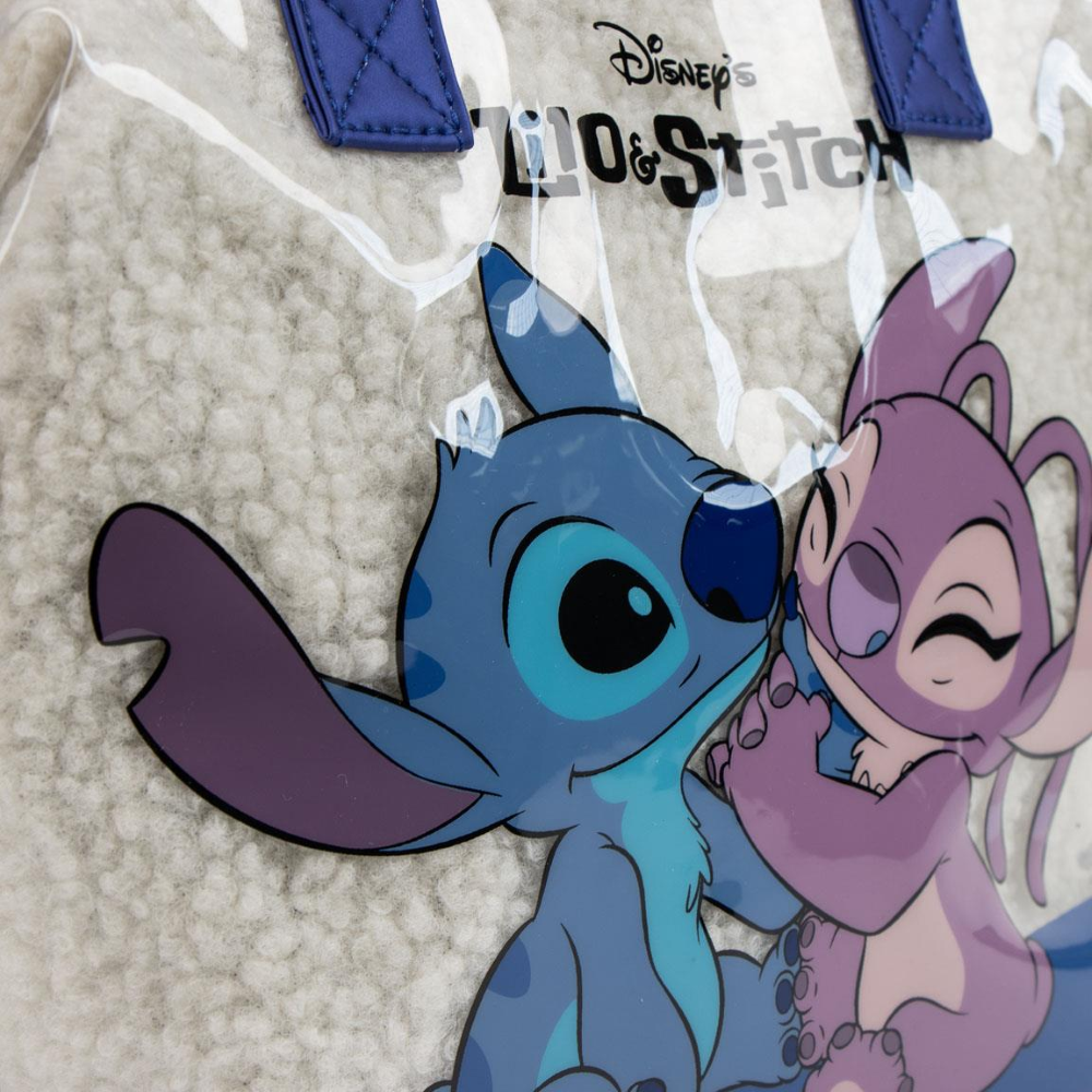BEAUTY CASE STITCH E ANGEL DISNEY PORTA TRUCCHI E ACCESSORI CON MANICI - 3188