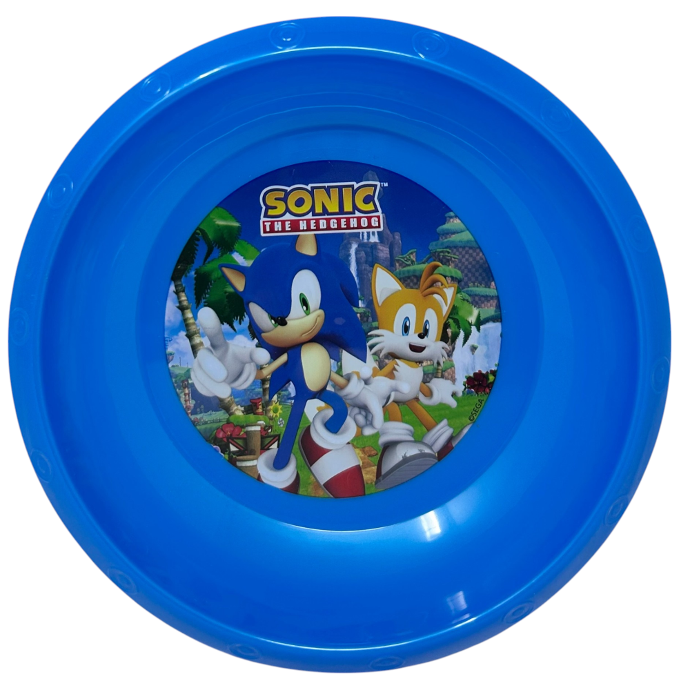SET PAPPA 5 PEZZI SONIC PIATTI BICCHIERE POSATE IN PLASTICA RIUTILIZZABILE - P40515