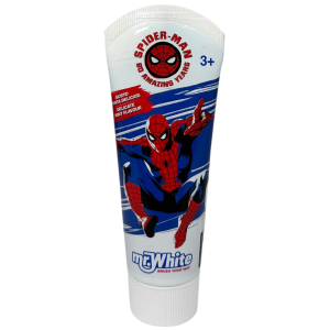 SET ACCESSORI CURA IGIENE ORALE SPIDERMAN MARVEL 4 PEZZI SPAZZOLINO ELETTRICO PER BAMBINI
