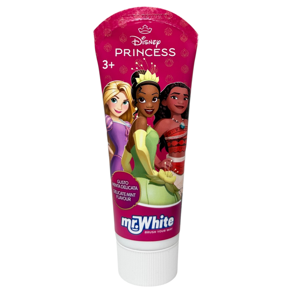 SET ACCESSORI CURA IGIENE ORALE PRINCIPESSE DISNEY 4 PEZZI SPAZZOLINO LUMINOSO PER BAMBINI