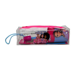 SET ACCESSORI CURA IGIENE ORALE BARBIE 4 PEZZI CON POCHETTE