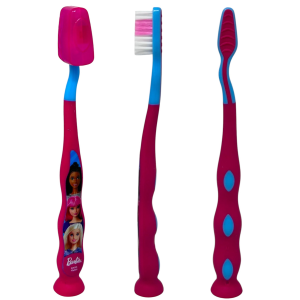 SET ACCESSORI CURA IGIENE ORALE BARBIE 4 PEZZI CON POCHETTE