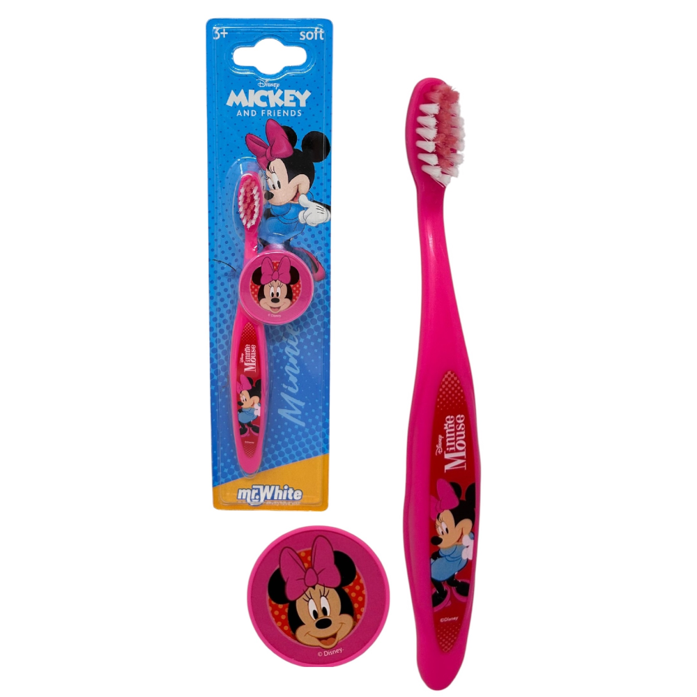 SPAZZOLINO MINNIE DISNEY SPAZZOLINO MANUALE ERGONOMICO CON SETOLE MORBIDE