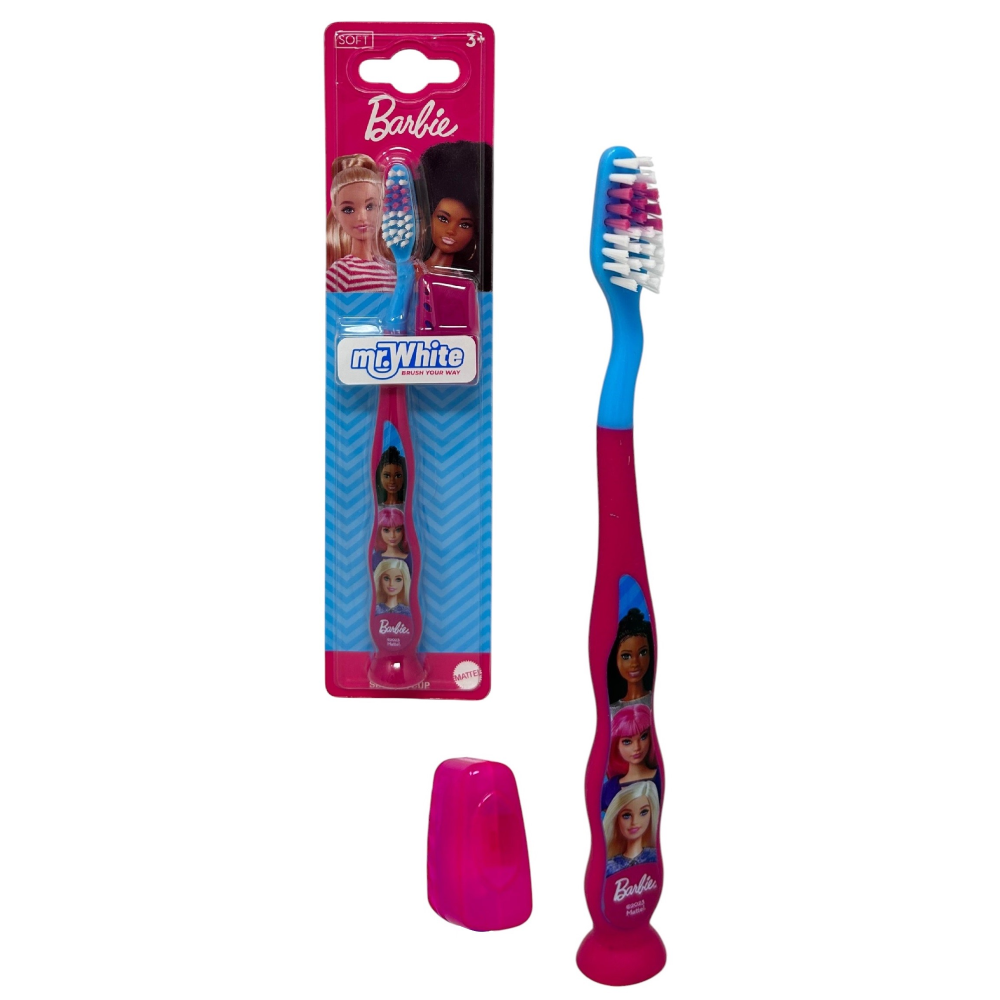 SPAZZOLINO BARBIE SPAZZOLINO MANUALE ERGONOMICO CON SETOLE MORBIDE