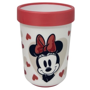 SET PAPPA MINNIE DISNEY 3 PEZZI STOVIGLIE IN PLASTICA CON SILICONE ANTISCIVOLO ADATTA AL MICROONDE