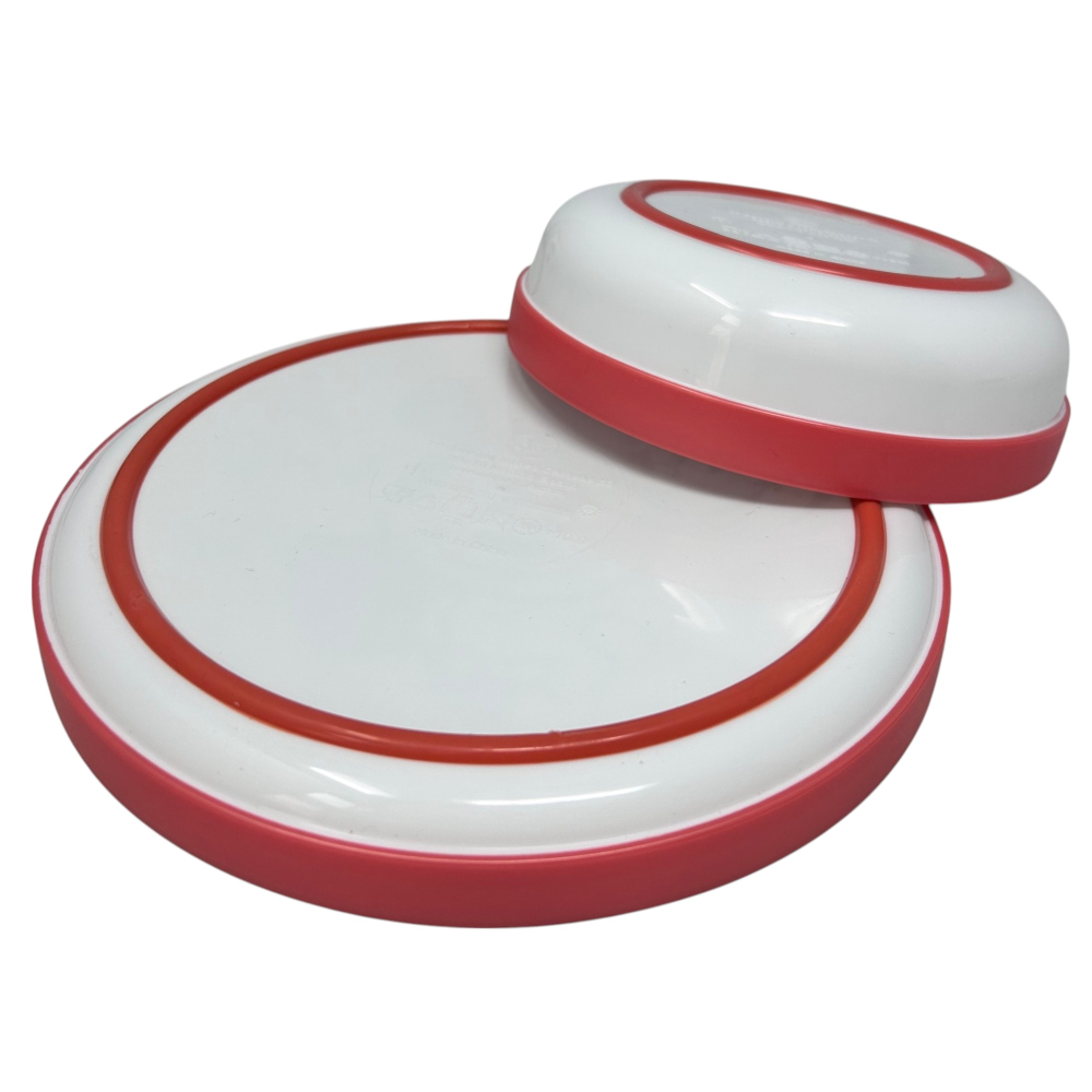 SET PAPPA MINNIE DISNEY 3 PEZZI STOVIGLIE IN PLASTICA CON SILICONE ANTISCIVOLO ADATTA AL MICROONDE