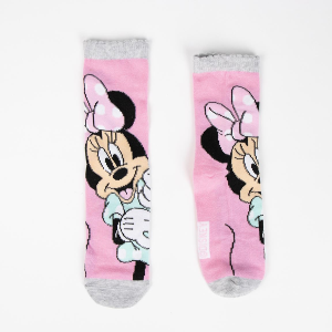 CALZINI MINNIE MOUSE DISNEY IN MISTO COTONE 4 PAIA CON SALVADANAIO - 2306
