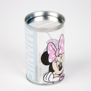 CALZINI MINNIE MOUSE DISNEY IN MISTO COTONE 4 PAIA CON SALVADANAIO - 2306