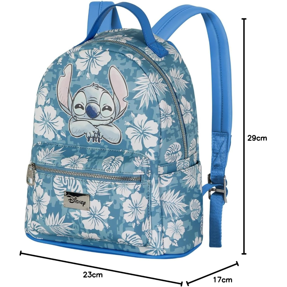 BORSA ZAINO PASSEGGIO STITCH DISNEY ACCESSORIO TEMPO LIBERO 29 CM - 06157