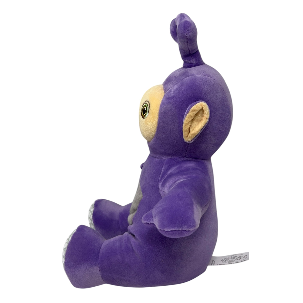 PELUCHE TINKY WINKY TELETUBBIES MORBIDO PUPAZZO 37 CM IN FIBRA RICICLATA