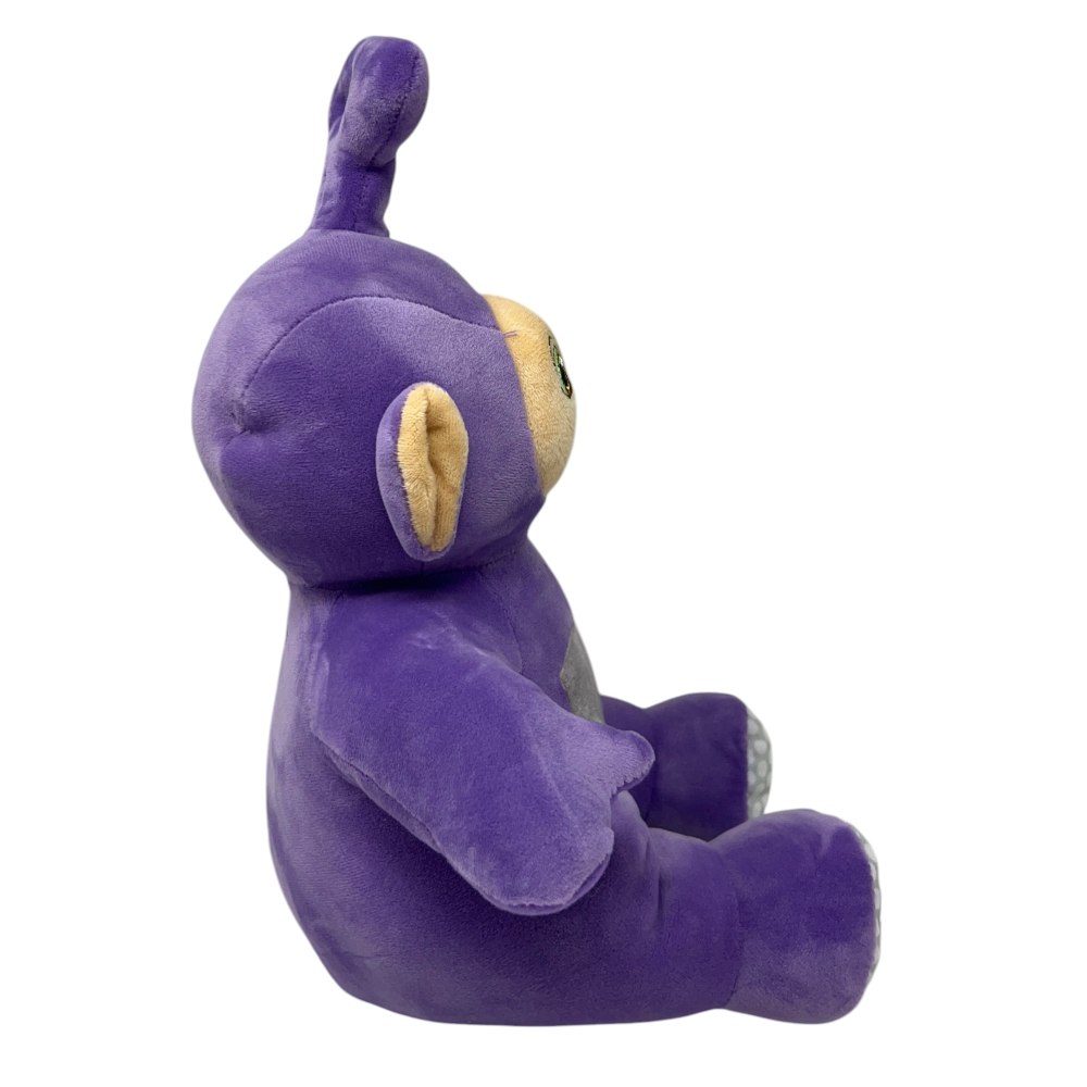 PELUCHE TINKY WINKY TELETUBBIES MORBIDO PUPAZZO 37 CM IN FIBRA RICICLATA