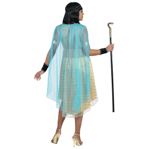 VESTITO CARNEVALE REGINA EGIZIANA TRAVESTIMENTO COSTUME CARNEVALE ADULTO - 0804