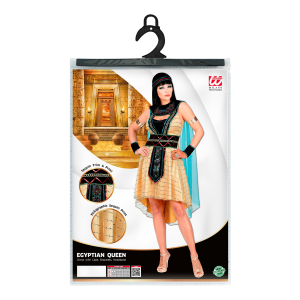 VESTITO CARNEVALE REGINA EGIZIANA TRAVESTIMENTO COSTUME CARNEVALE ADULTO - 0804