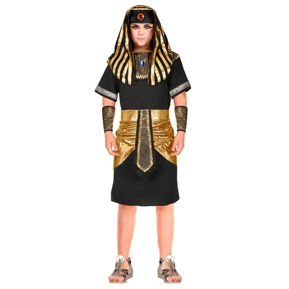 COSTUME VESTITO FARAONE TRAVESTIMENTO PER BAMBINI CARNEVALE COSPLAY - 0811