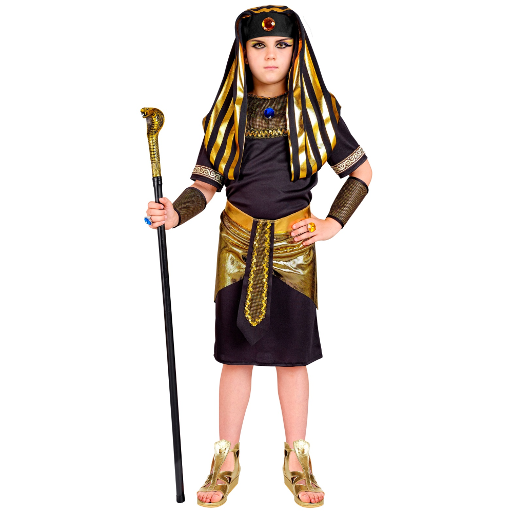 COSTUME VESTITO FARAONE TRAVESTIMENTO PER BAMBINI CARNEVALE COSPLAY - 0811