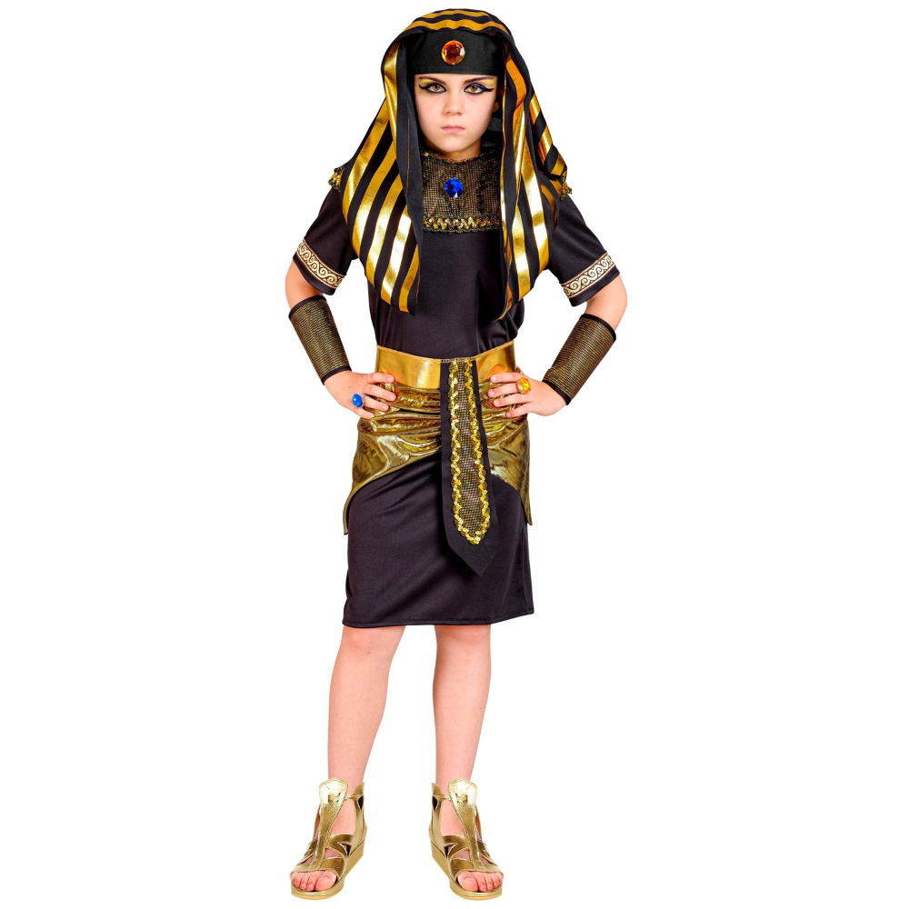 COSTUME VESTITO FARAONE TRAVESTIMENTO PER BAMBINI CARNEVALE COSPLAY - 0811