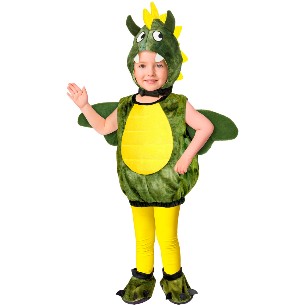 COSTUME VESTITO DRAGO TRAVESTIMENTO PER BAMBINI CARNEVALE COSPLAY - 2614