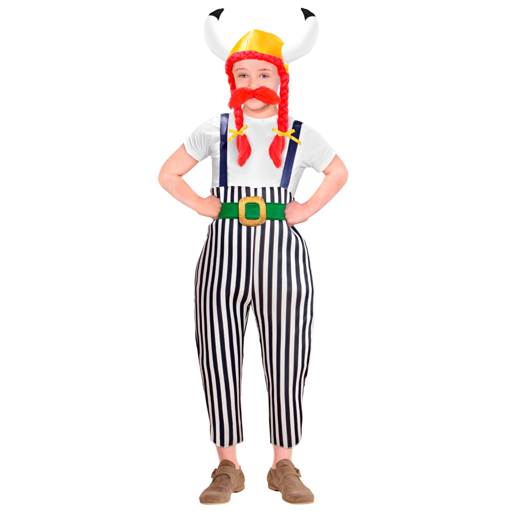 COSTUME VESTITO GAULOIS OBELIX TRAVESTIMENTO PER BAMBINI CARNEVALE COSPLAY - 3828
