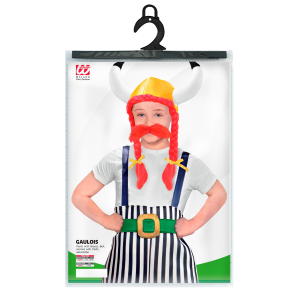 COSTUME VESTITO GAULOIS OBELIX TRAVESTIMENTO PER BAMBINI CARNEVALE COSPLAY - 3828