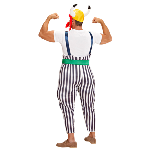 VESTITO CARNEVALE GAULOIS OBELIX COSTUME TRAVESTIMENTO CARNEVALE UOMO - 3962