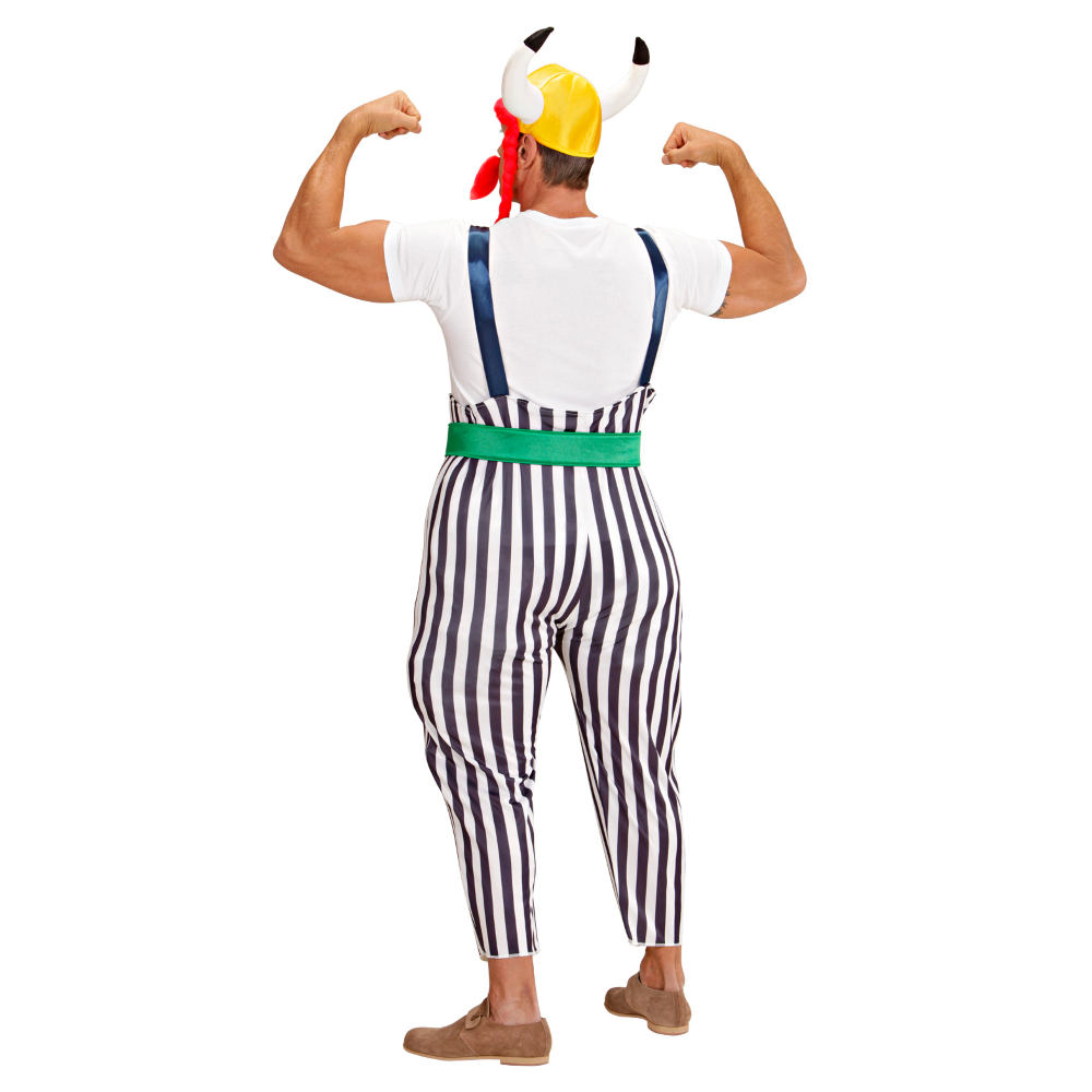 VESTITO CARNEVALE GAULOIS OBELIX COSTUME TRAVESTIMENTO CARNEVALE UOMO - 3962
