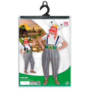 VESTITO CARNEVALE GAULOIS OBELIX COSTUME TRAVESTIMENTO CARNEVALE UOMO - 3962