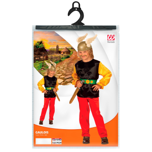 COSTUME VESTITO GAULOIS ASTERIX TRAVESTIMENTO PER BAMBINI CARNEVALE COSPLAY - 4196