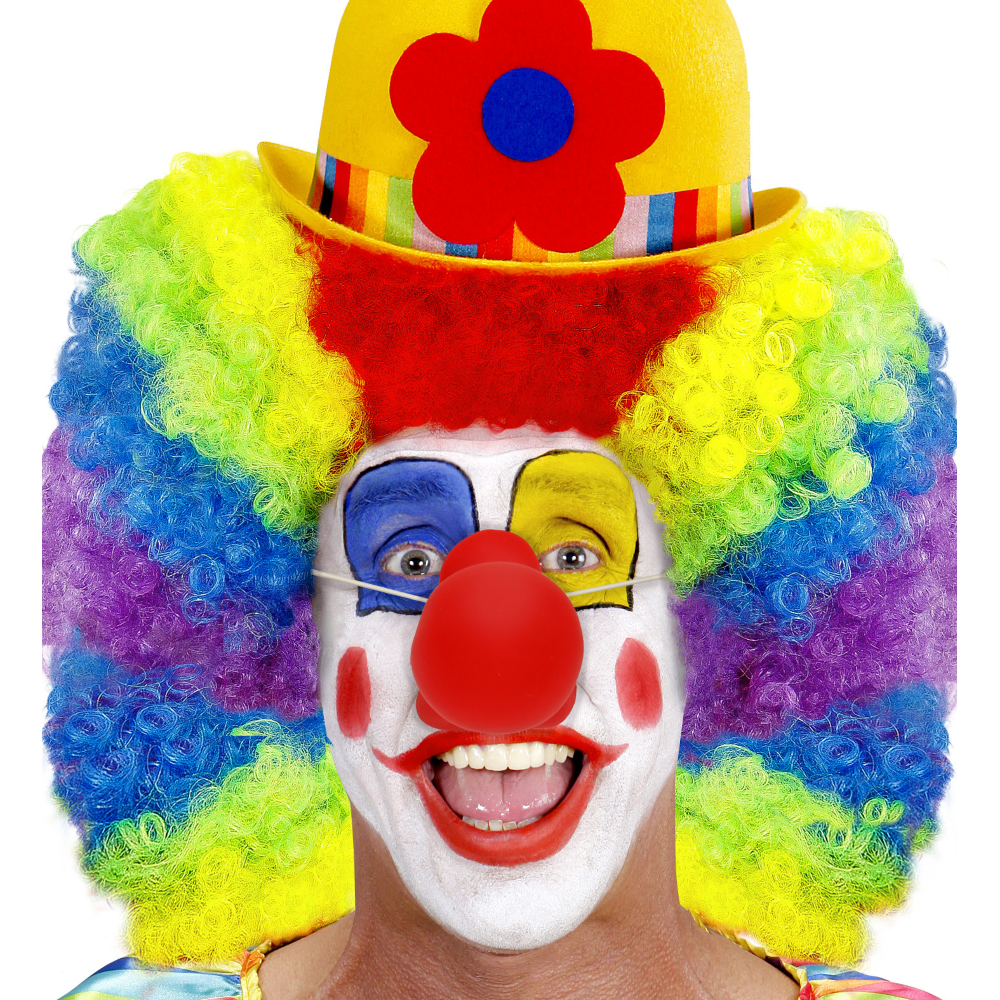 NASO CLOWN SONORO ACCESSORI PER ABITO VESTITO TRAVESTIMENTO CARNEVALE - 46902