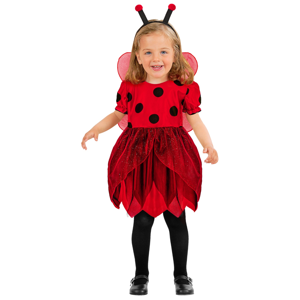 VESTITO CARNEVALE COCCINELLA TRAVESTIMENTO COSTUME PER BAMBINI FESTE A TEMA - 4932