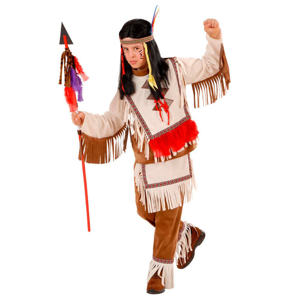 COSTUME VESTITO INDIANO TRAVESTIMENTO PER BAMBINI CARNEVALE COSPLAY - 5536