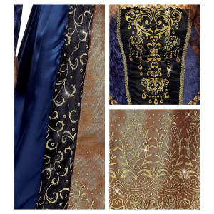 COSTUME VESTITO ABITO TRAVESTIMENTO CARNEVALE BAMBINA REGINA MEDIEVALE - 0713