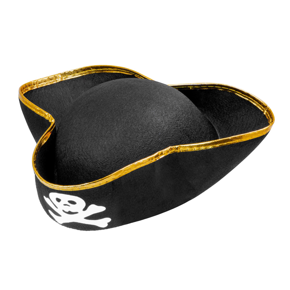 CAPPELLO PIRATA ACCESSORI ABITO VESTITO CARNEVALE BAMBINO - 3413P