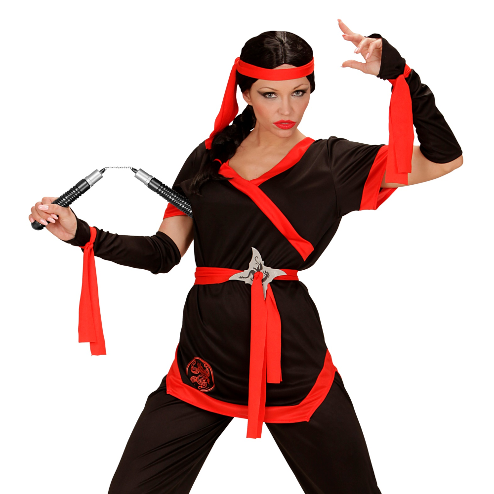 NUNCHAKU NINJA ACCESSORI PER ABITO VESTITO TRAVESTIMENTO CARNEVALE BAMBINO
