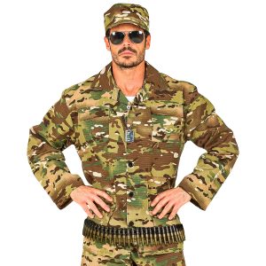 CINTURA CON PALLOTTOLE REALISTICHE - ACCESSORI ABITO VESTITO CARNEVALE - 2724S